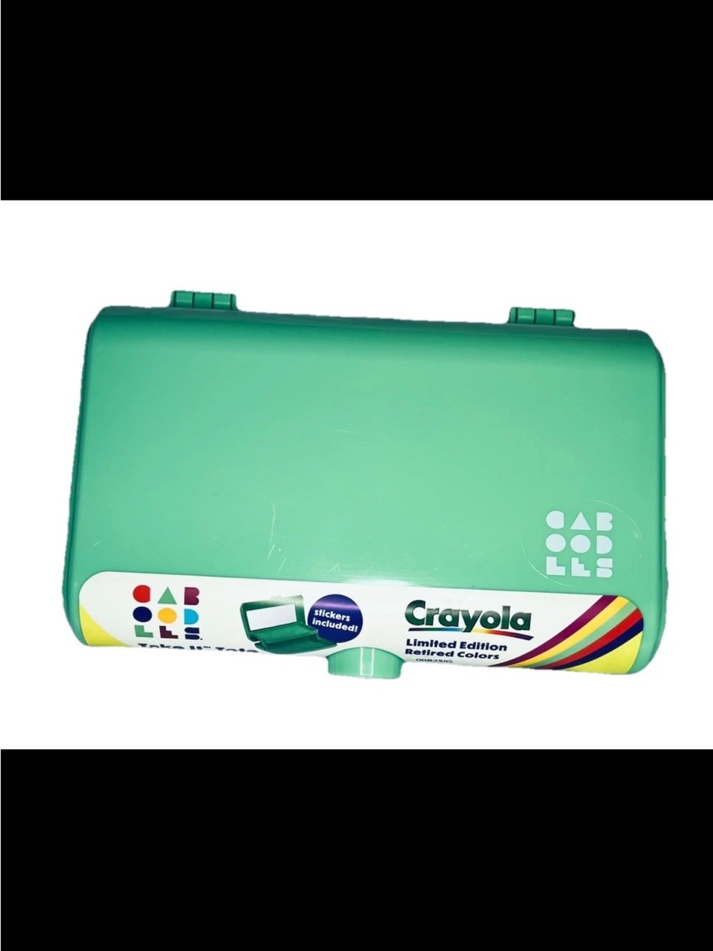 Caboodles Take It Tote Crayola Limited Edition Retired Color Storage Mirror NEW